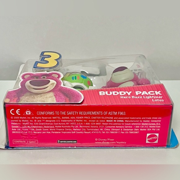 Toy Story 3 Buddy Pack Buzz Lightyear & Lotso - Picture 3 of 3
